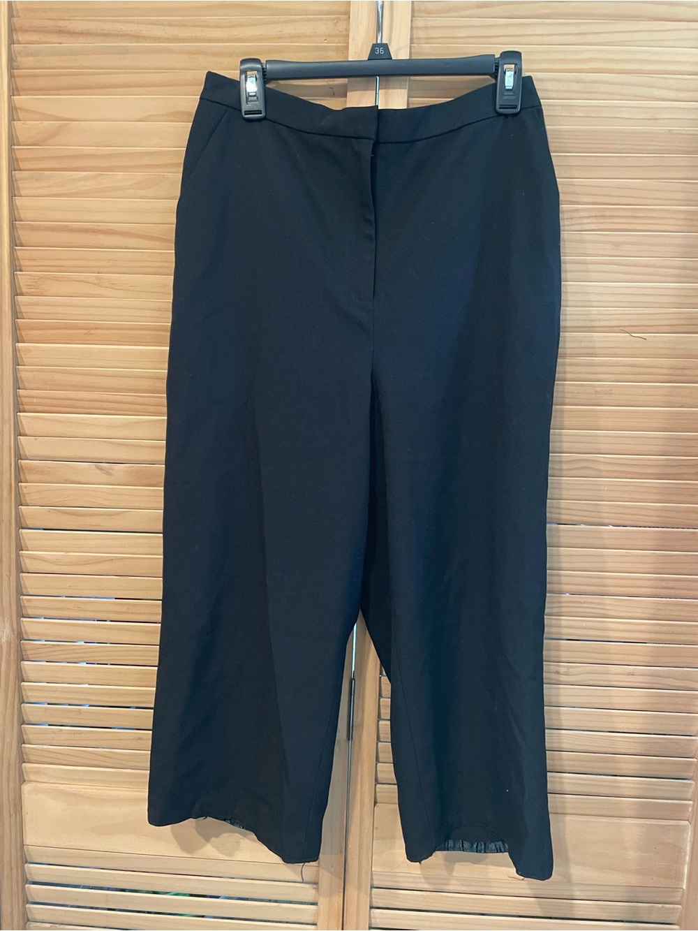 Hutch Classic Black Cropped Dress Pants - Women